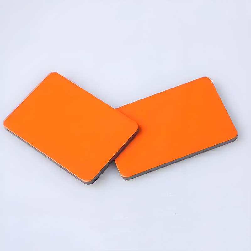 Orangenaluminiumverbundtafel